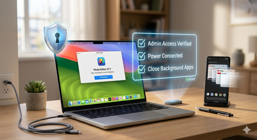 how to install software in laptop step-by-step