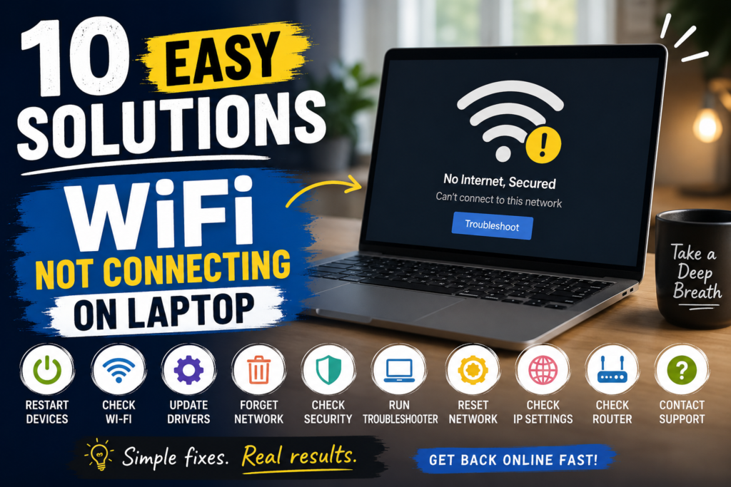 WiFi Not Connecting on Laptop