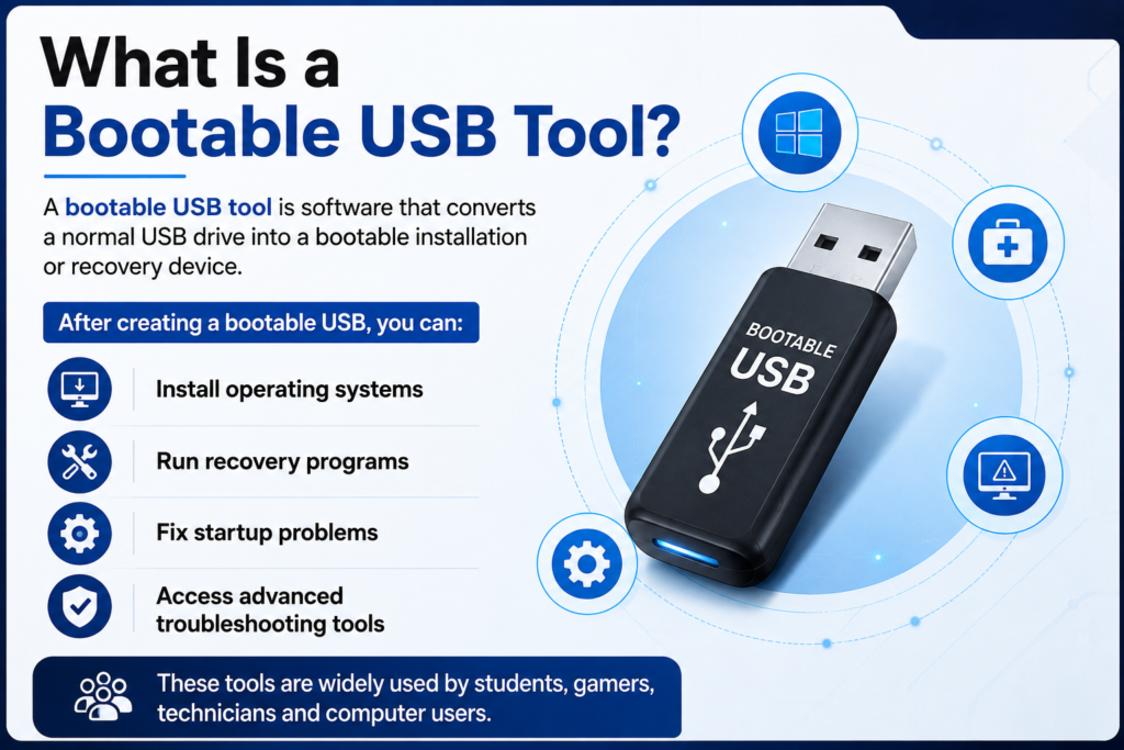 Best Bootable USB Tools for Windows 