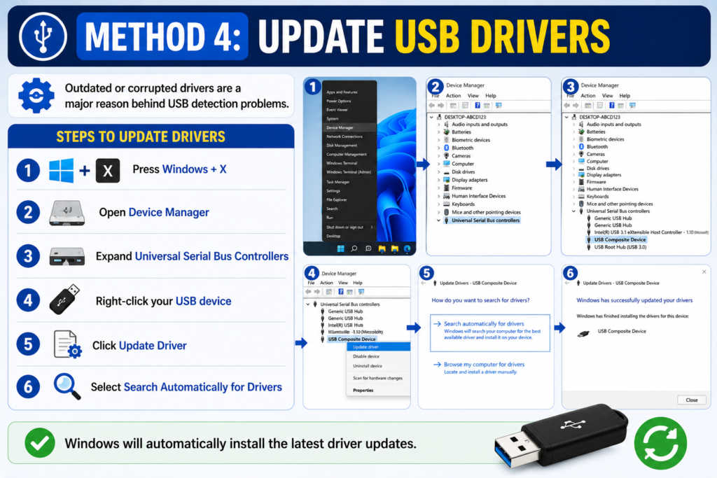 USB Device Not Recognized