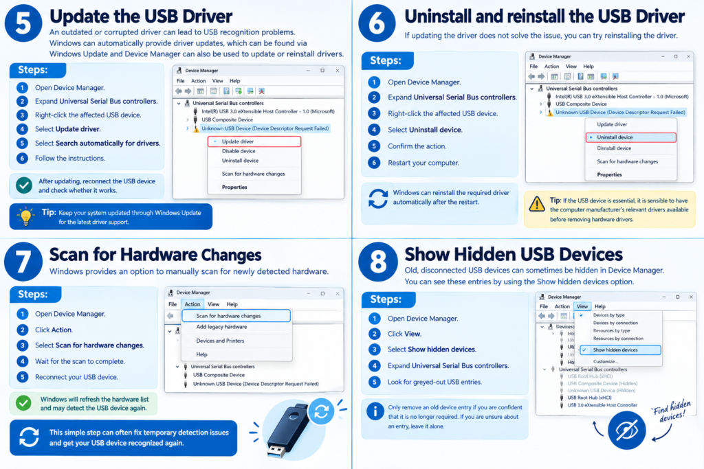USB Device Not Recognized in Windows 11