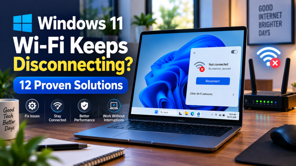 Windows 11 Wi-Fi keeps disconnecting